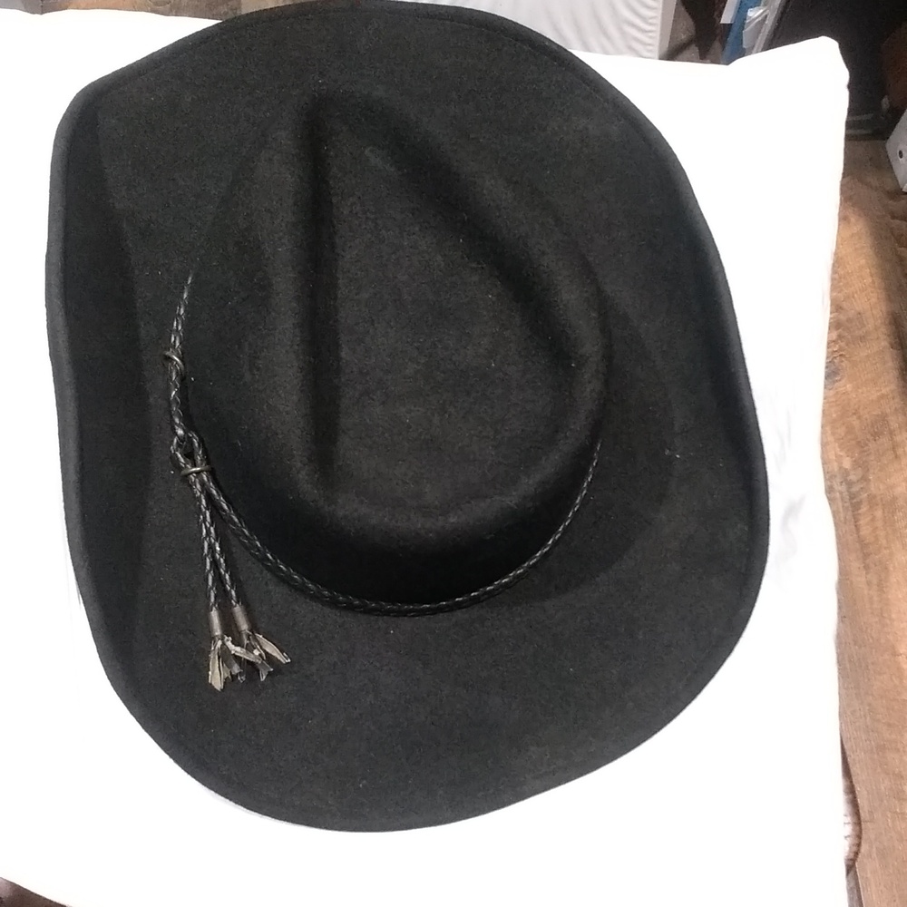 Vintage cov-ver wool hat western/cowboy outback look small